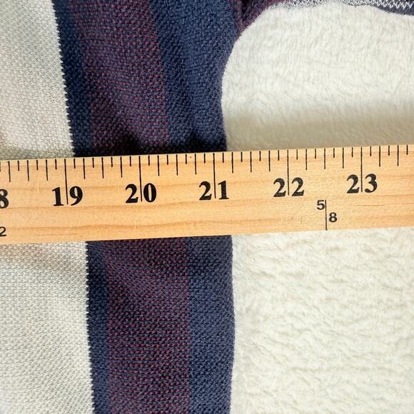 Vintage 90's Knight of Round Table Sweater Polo Long Sleeve Stripes 1XLT - Picture 5 of 7